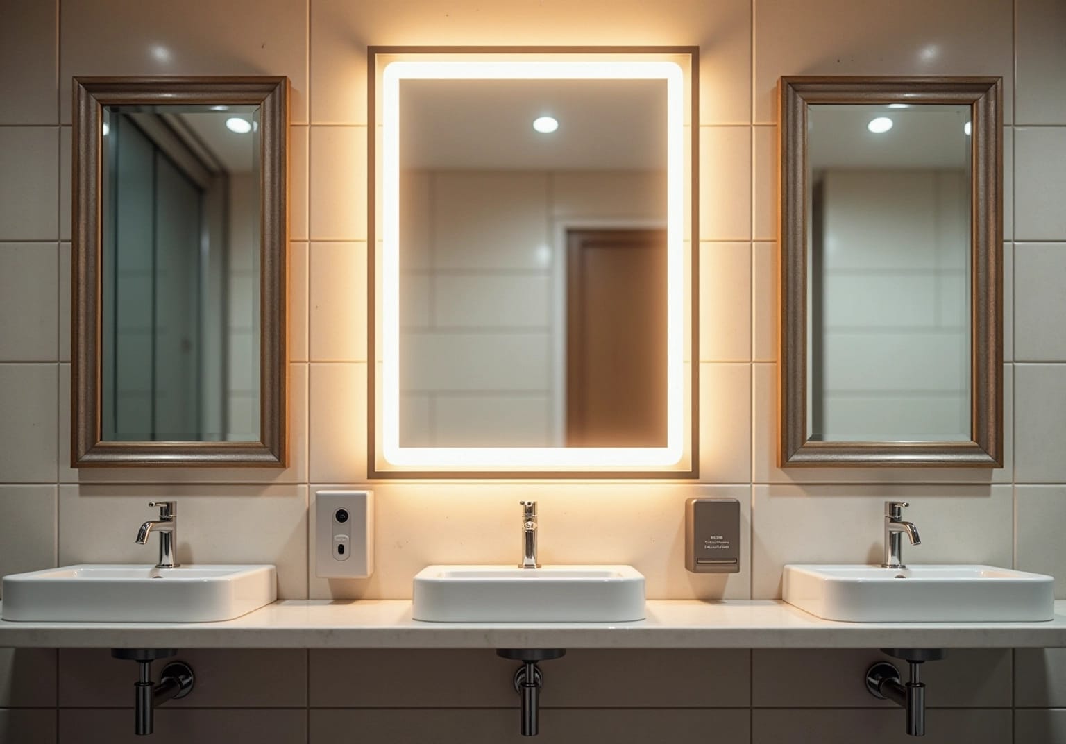 Commercial Restroom Mirror Options: Compare Functionality and Design